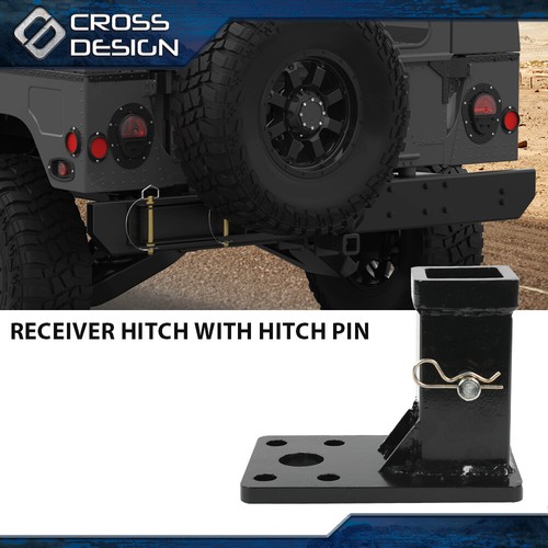 Fit For Hmmwv Humvee Military M998 M151A1 2'' Steel Receiver Hitch w/ Hitch Pin - Picture 11 of 12