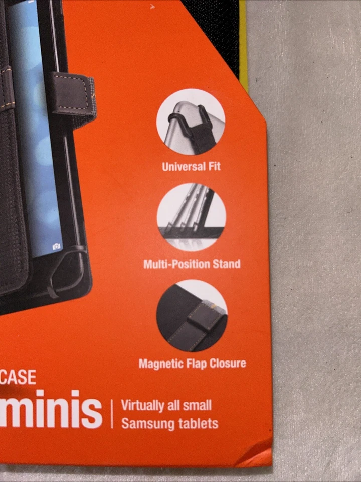 Universal Tablet Case 5.5" to 8.5" Devices iPad Samsung Magnet Close SOLO METRO - Image 2 of 4