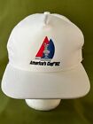 Vintage ‘90s White/Multi America’S Cup ‘92 Yacht Sailing Snapback Baseball Cap