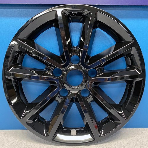 2013-2020 Dodge Caravan # 7252-GB 17" Split Spoke Gloss Black Wheel Skins SET/4 - 第 5/8 張圖片