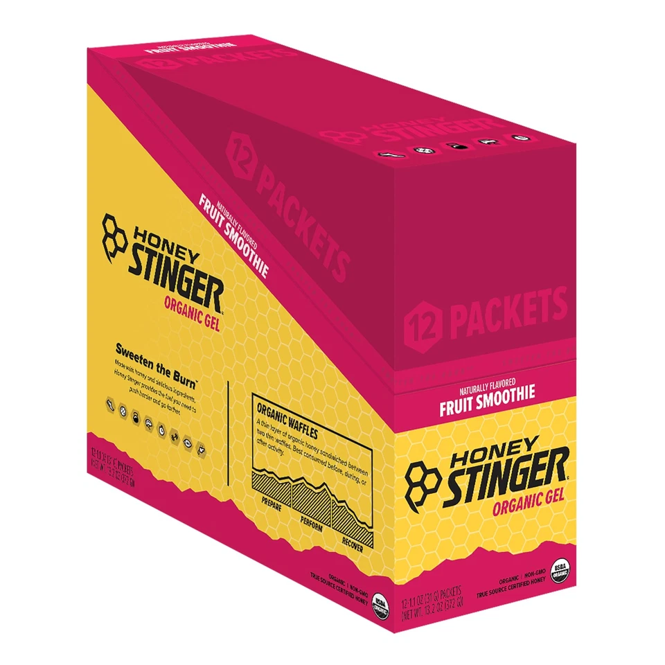 Organic Fruit Smoothie Energy Gel, Gluten Free & Caffeine Free, for Exercise,... - Image 2 of 4