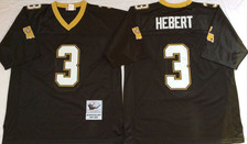 Bobby Hebert New Orleans Saints Home Football Jersey - NWT - Multiple Sizes