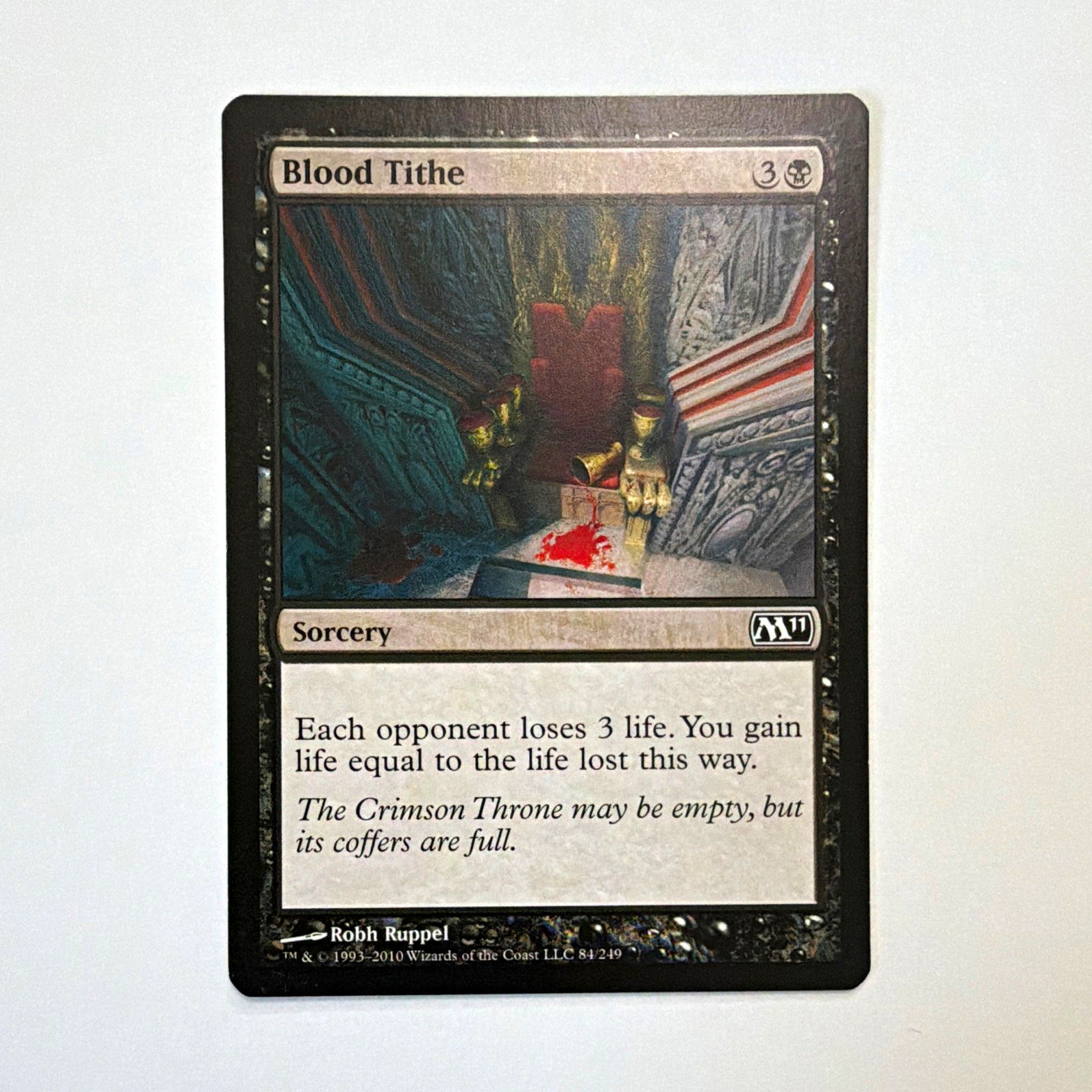 Wizards of the Coast MTG M11 Blood Tithe 84/249 Sorcery Black Common Eng Regular