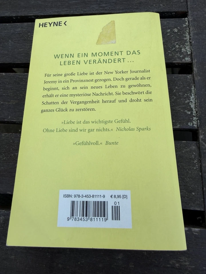Nicholas Sparks Das Wunder eines Augenblicks Heyne - Bild 2 von 3