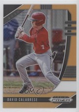 2020 Panini Prizm Draft Picks Neon Orange Prizm 2/50 David Calabrese #PDP82 uk2