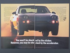 1993 2-page Print Ad Porsche 968 However You May Be Shocked By The Accelerator 1993 2-page Print Ad Porsche 968 However You May Be Shocked By The Accelerator