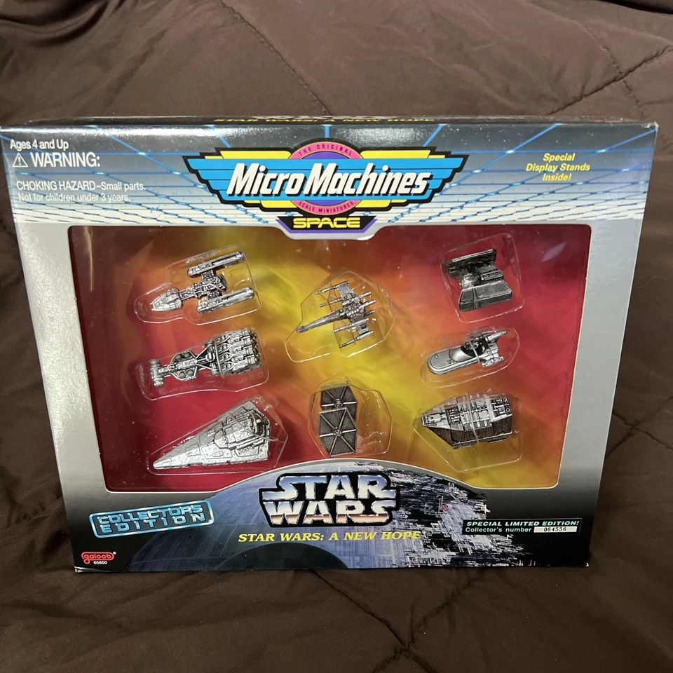 Micro Máquinas De Colección STAR WARS UNA NUEVA ESPERANZA 1995 Edición Coleccionista, NUEVO-Sellado Foto 2 de 4