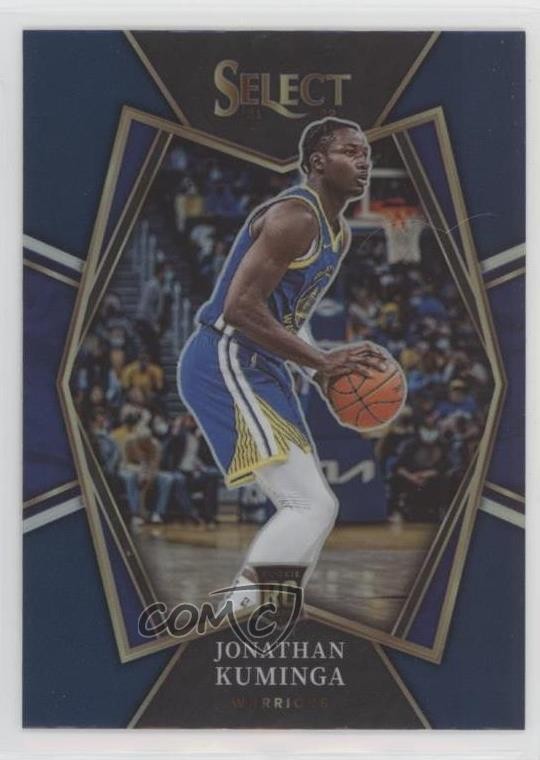 2021 Panini Select Premier Level Blue Prizm Jonathan Kuminga #123 Rookie RC 12jg