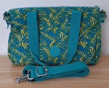 Kipling Shoulder/Crossbody Bag, Green/Yellow Leaf Print, Unused