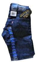 NWT Levi's 511 Slim Fit Jeans Big Boys Size 12 Regular 26x26 Dark Wash