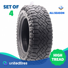Set Of 4 Used 26565r17 Goodyear Wrangler Duratrac 112s - 10-11.532