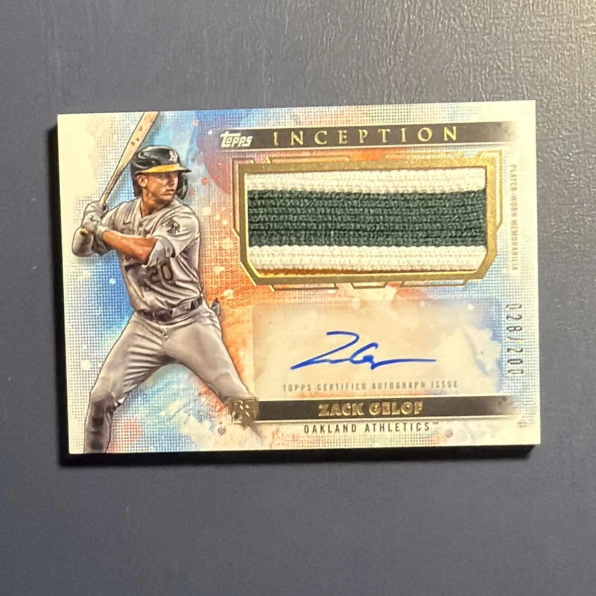 2024 Topps Inception - Zack Gelof #APC-ZG for sale | eBay