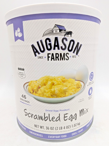 Augason Farms Scrambled Egg Mix Emergency Survival Food 2 lbs 4 oz No.10 Can NEW - Picture 1 of 9