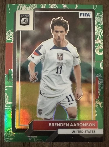 2024-25 Panini Donruss Fifa - Optic Brenden Aaronson Dragon Scale Prizm /8 USA