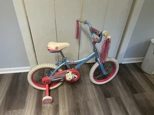 Kent Bicycle Cupcake 12-18 Inch Girls With Training Wheels Light Blue And Pink