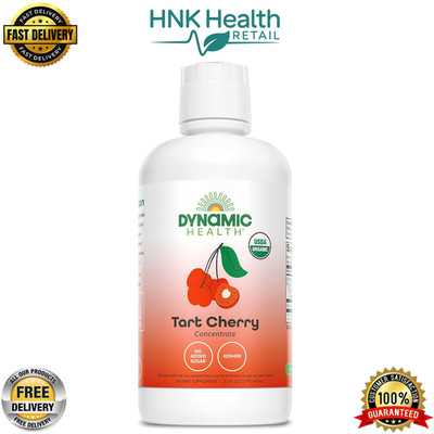 DYNAMIC HEALTH Organic 100% Tart Cherry Juice Concentrate   32 fl oz