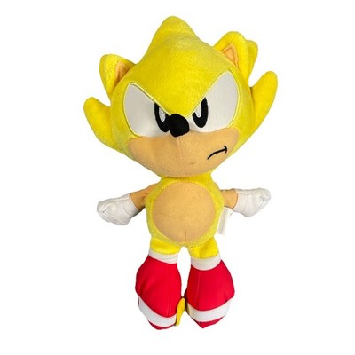 Super SONIC the Hedgehog 10  Plush Stuffed Toy by Jakks Animal Used Sega