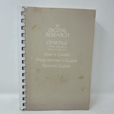 Digital Research CP/M Plus V3 User's Programmer's System Guide VG