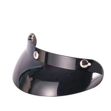 Black Classic Open Face Motorcycle Helmet Replacement Universal Peak Visor UK