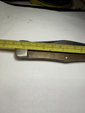 Kabar Union Cut Co. Dogs Head Hunter Pocket Knife Vintage 1930-50 Rare Project