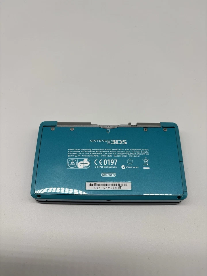 Console Nintendo 3DS Aqua Blue + caricatore - Immagine 4 di 4