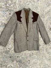 Western Jacket Pioneer Wear Blazer Cowboy Sport Rockabilly Mens 46 Vintage