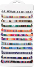 12PCS Friendship String Bracelets Boho Surfer Beach Anklet Bracelet Set