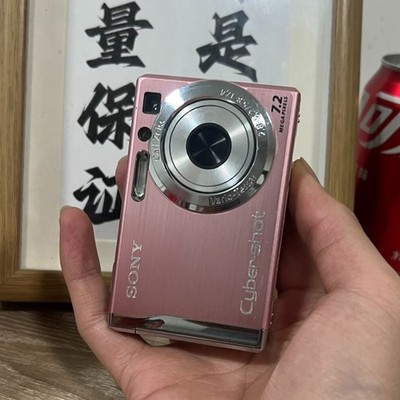 Sony Cyber-shot DSC-W80 CCD Vintage Digital Camera 7.2MP Pink Fast shipping