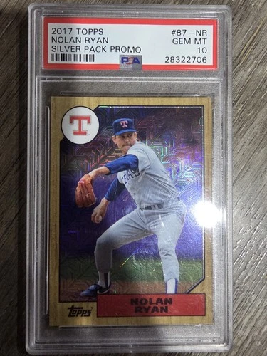 2017 Topps Silver Pack 1987 Design Chrome - Nolan Ryan #87-NR