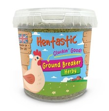 Hentastic Herby Ground Breaker 1.4kg - 4.2kg | Pecking Treats, Chicken & Poultry