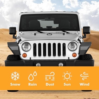 Cobra Style Fender Flares Steel For 2007-2018 Jeep Wrangler JK & JKU Set of 4