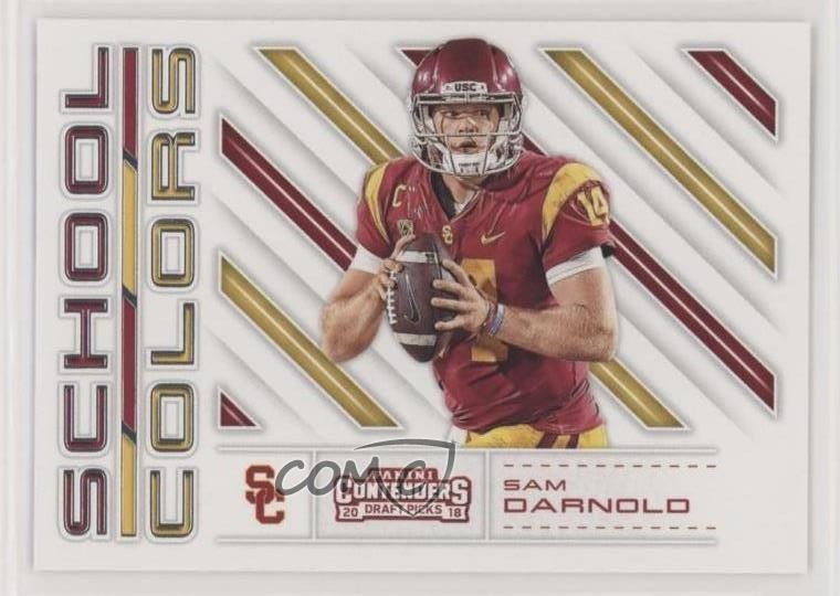 2018 Panini Contenders Draft Picks School Colors Sam Darnold #1 lu0
