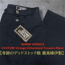 USED ORIGINAL PRICE 60,000 YEN. GIANNI VERSACE COUTURE ITALIAN-MADE SLACKS, SI