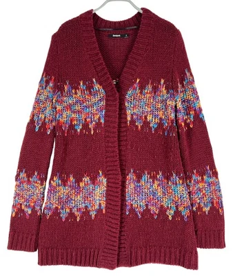 Desigual Damen V-Neck Strickjacke Pullover GRÖSSE S - Bild 1 von 4