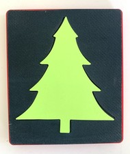 Sizzix Original Large Red Die 38-0177 CHRISTMAS TREE