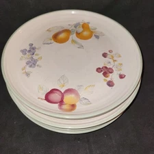 Set Of 6 International Tableworks 043 Sweet Bounty Ironstone 11" Dinner Plates