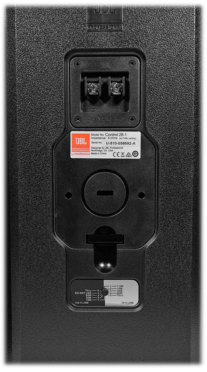 2) JBL Control 28-1 8