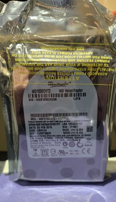 WD VELOCIRAPTOR WD1000CHTZ 1TB 10K RPM SATA III 6Gb/s 2.5'' HDD -BRAND NEW SEALED