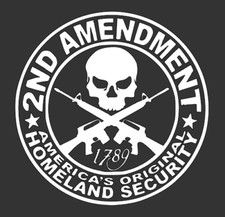 2nd Amendment Gun Vinyl Decal Sticker Truck Diesel Car Hunting 4x4 Funny Ipad 2nd Amendment Gun Vinyl Decal Sticker Truck Diesel Car Hunting 4x4 Funny Ipad