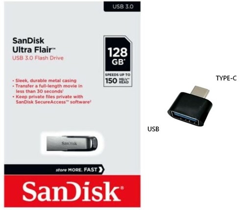 SanDisk FLAIR 16Go 32Go 64Go 128Go 256Go Lecteurs flash USB 3.0 Memory Stick FR - Photo 14/18