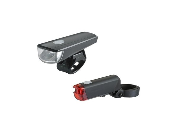 Led Fahrrad Beleuchtung Set 20 Lux Licht Stvzo Lampe Scheinwerfer RüCklicht-image