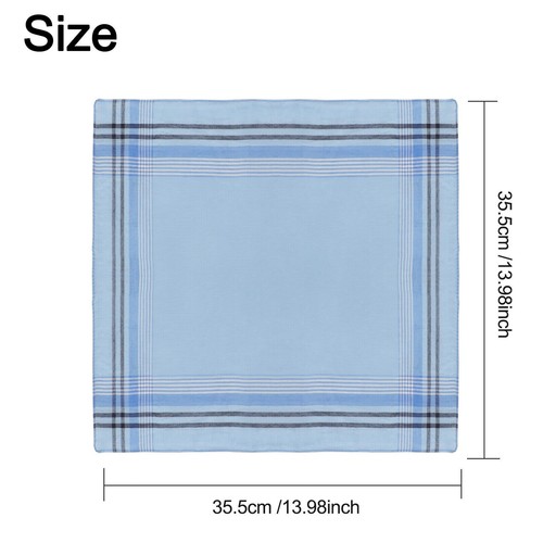 12 Stck. Herren Taschentücher Klassisch Taschentücher Baumwolle Taschentuch Einstecktuch Perfektes Geschenk - Bild 4 von 14