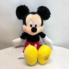 NWT Mickey Mouse Bean Bag Disneyland Disney World Souvenir Plush Stuffed Toy 11"
