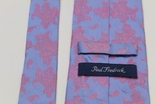  3858 PAUL FREDRICK MEN'S TIE 100 SILK MADE IN ITALY