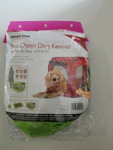 pop open dog kennel