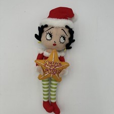 Betty Boop Merry Christmas Peace On Earth Plush Soft Toy Stuffed Animal