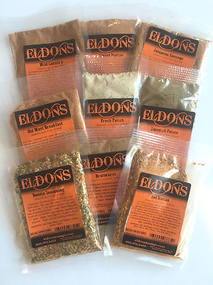 Sausage Seasoning and Spice for 5 lbs of Meat - Your Choice of Flavor