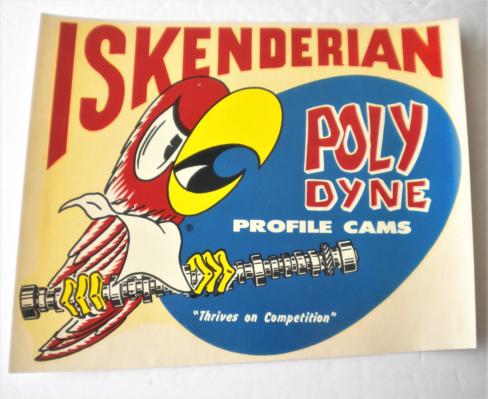 ORIGINAL 1964 ISKY ISKENDERIAN POLYDYNE PROFILE RACING CAM DEALER WATER