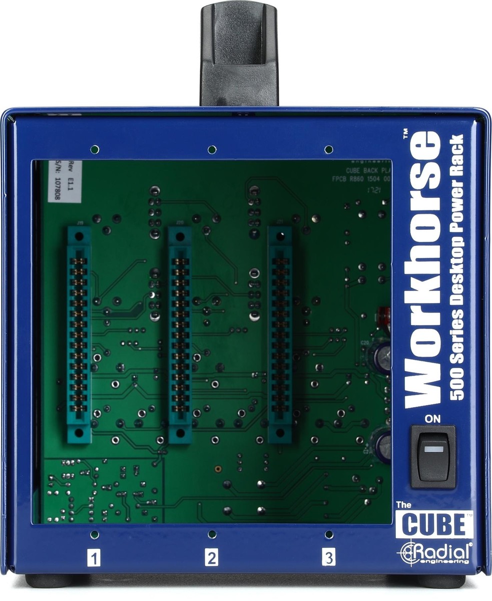 Radial Workhorse Cube 3-slot 500 Series Desktop Chassis (2-pack 