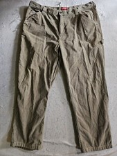 Vintage Y2K Chaps Ralph Lauren Baggy Corduroy Dress Pants Men's Size 40x32 Khaki